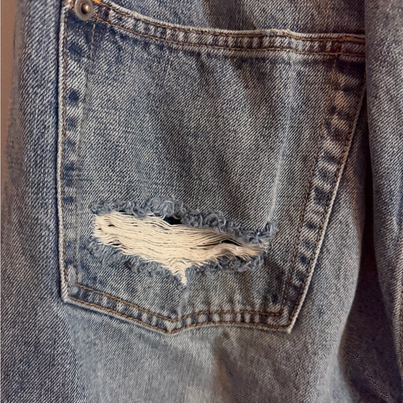 Ksubi Anti K Stage Dive Trashed Blue Distressed Jeans 33 cropped - Picture 7 of 11